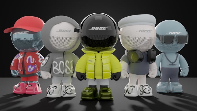 Bose stickmen toys