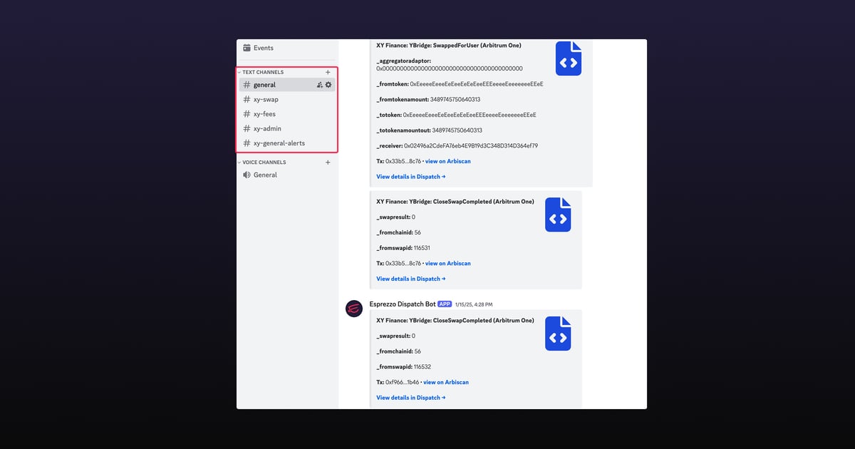 Discord text channels