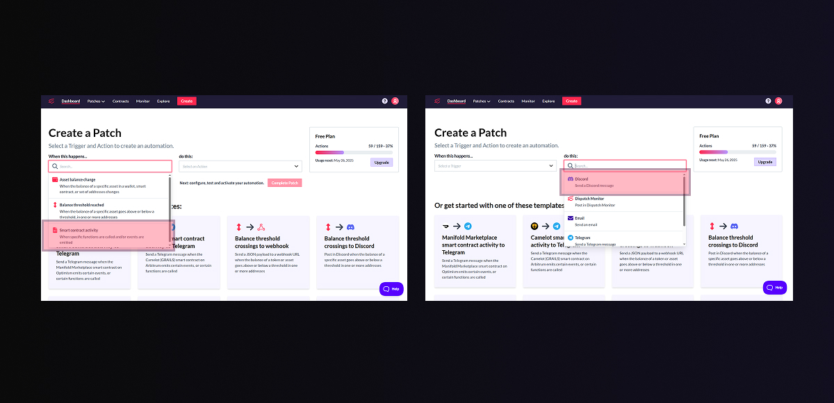 Creating a Patch with Dispatch