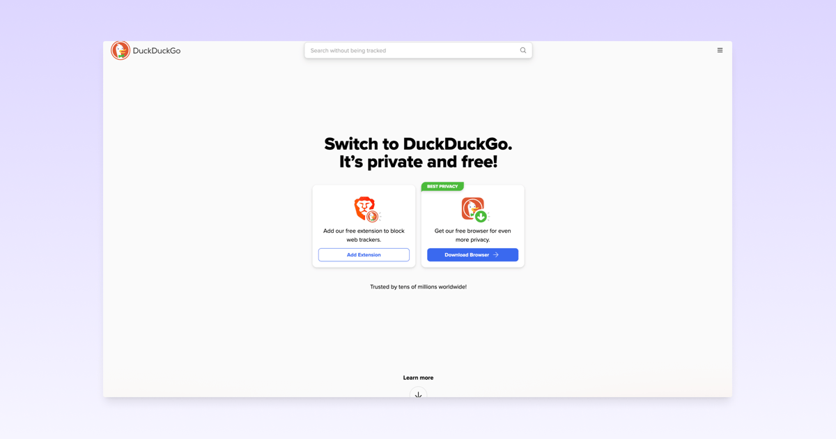 DuckDuckGo search engine