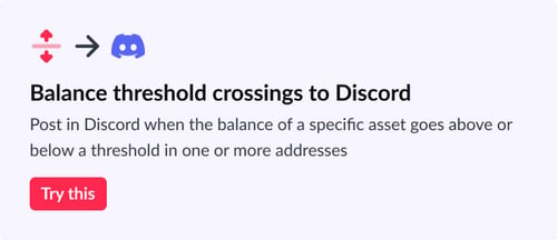 Track balance threshold crossings - Discord