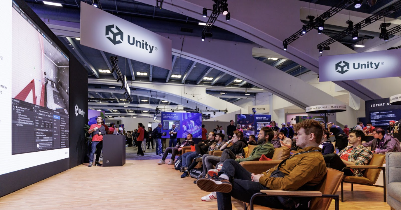 Unity booth at GDC
