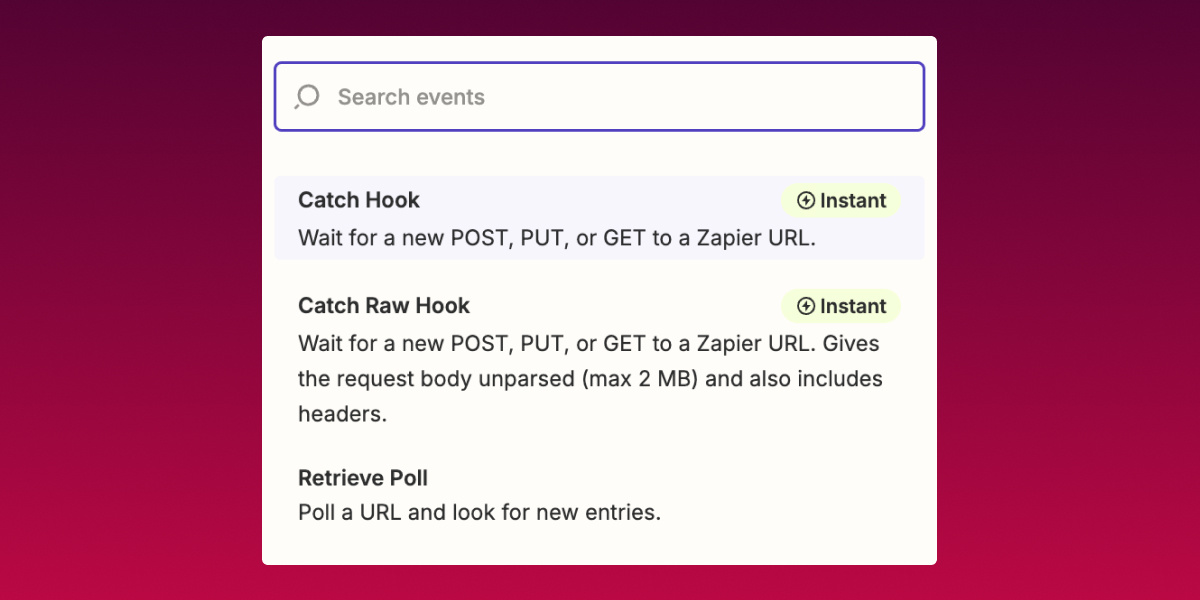 Zapier-catch-hook