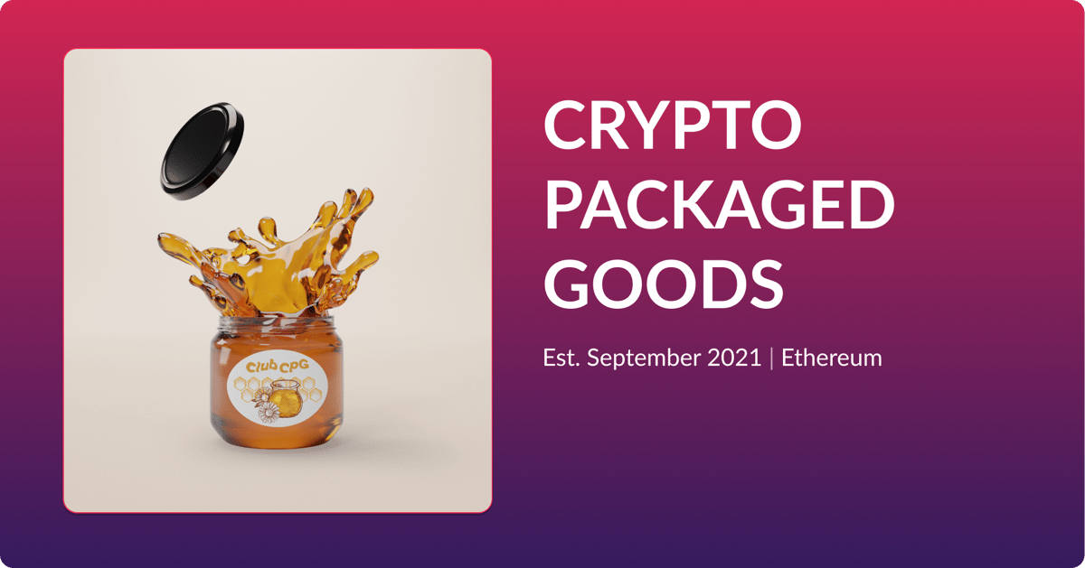 Crypto Packaged Goods NFTs
