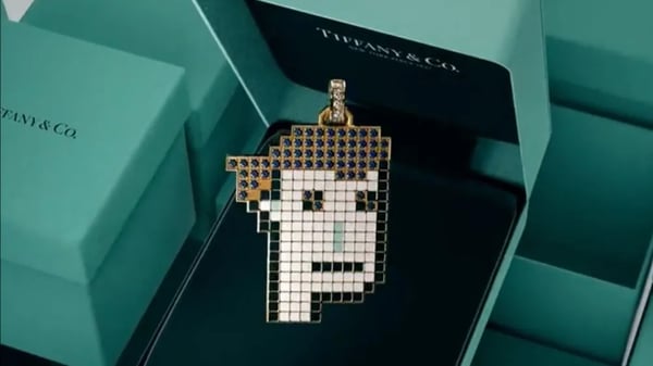 Tiffanys NFTiff CryptoPunk pendant